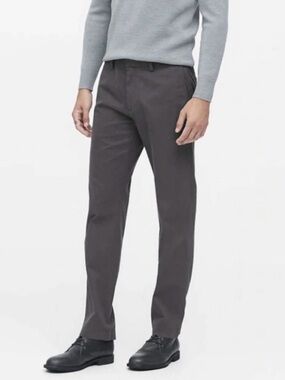 Banana Republic Men's Gray Emerson Chinos